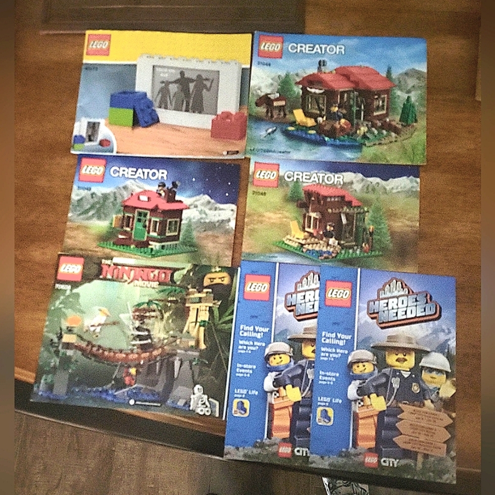 Lego Instruction booklets lot of 5 +